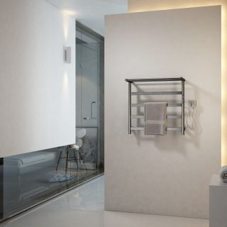 Полотенцесушитель электрический Wonzon & Woghand Essen WW-A402-GM 57x51 см тёмный графит